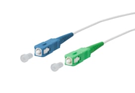 Metz MEZ151P7EOEA10E OpDAT Patchkabel SC UPC/SC APC OS2 weiA