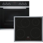 Siemens Hausgerate - SIZEQ211XA0AT E-Herd Set: HE213ABS1 + EI645CFB1E schwa