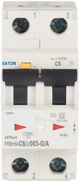 EATON EAO196951 FRBMM-C6/2/003-G/A MTD 2P C6 10KA 0,03 G
