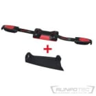 Runpotec - RUN20706 Gurt mit Clipsystem und Ankerpad 1200 mm