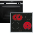 Siemens Hausgerate SIZEQ212HR0AT B-Herd Set: HR538ABS1 + ET645HN17E schwa