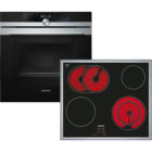 Siemens Hausgerate - SIZEQ212IC0AT B-Herd Set: HM633GNS1 + ET645HN17E schwa