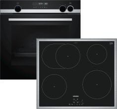 Siemens Hausgerate SIZEQ212IR0AT B-Herd Set: HR538ABS1 + EH645BFB1E schwa