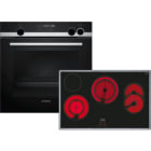 Siemens Hausgerate SIZEQ214HR0AT B-Herd Set: HR538ABS1 + ET845HH17 schwar