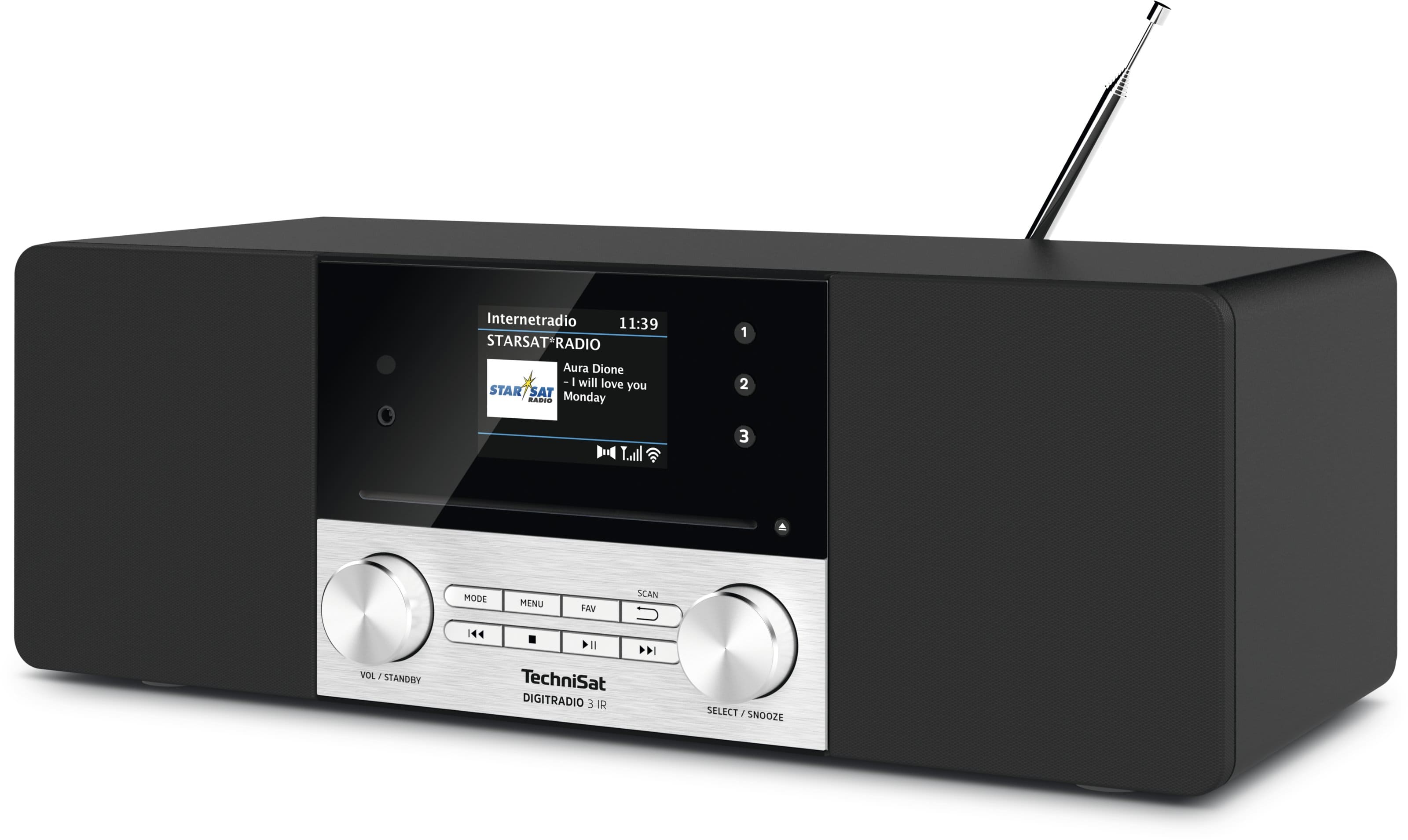 Technisat - TCT0000/3956 Internetradio 20W UKW/DAB+ CD BT MP3 USB