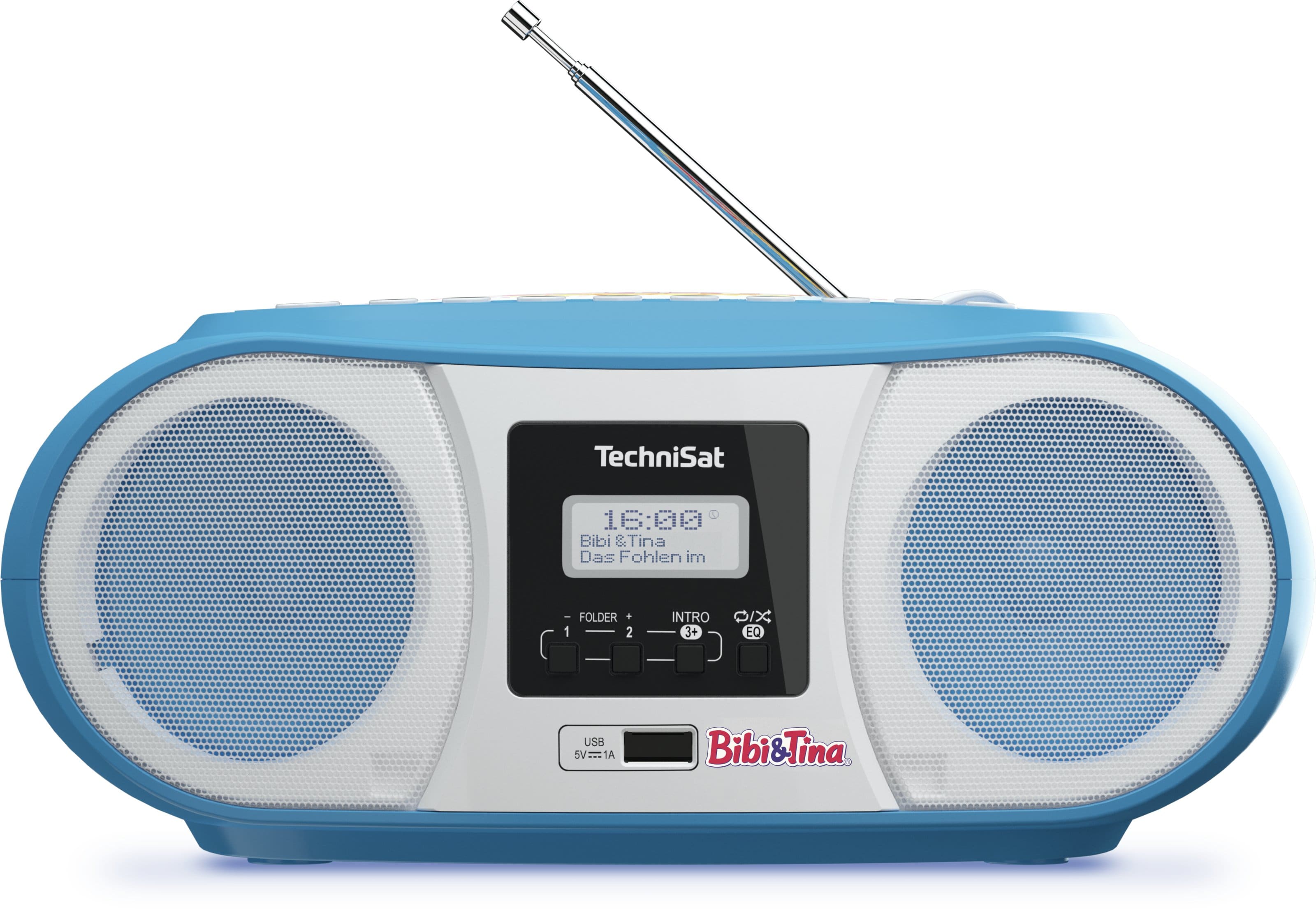 Technisat - TCT0040/3952 Boombox 3W UKW/DAB+ CD BT MP3 USB Weckt.