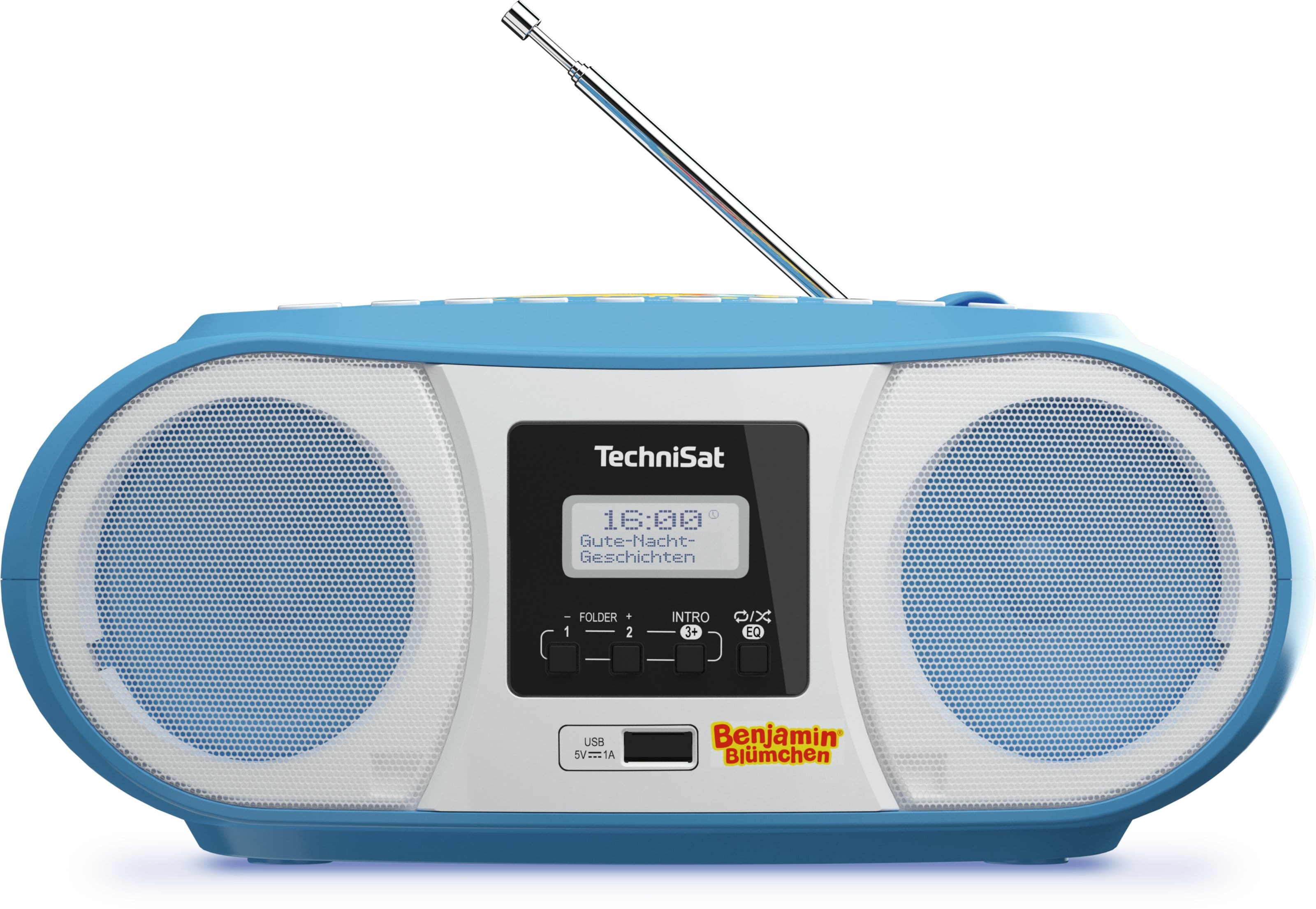 Technisat - TCT0050/3952 Boombox 3W UKW/DAB+ CD BT MP3 USB Benjam