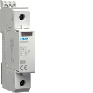HAGER HAGSPB117 SPD 1P 40KA T2 IT FM CON CONTATTO AUX