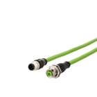 Metz - MEZ142M1D12050 M12 Patchkabel D-kodiert 5m M12 Stecker