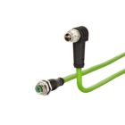 Metz - MEZ142M2X29010 M12 Patchkabel X-kodiert 1m M12 Buchse g