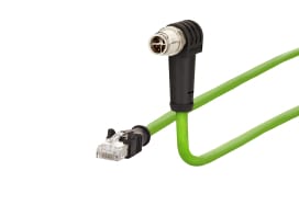 Metz - MEZ142M2X5A150 M12 Patchkabel X-kodiert 15m RJ45 Stecke