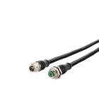 Metz MEZ142M5X12010 M12 Patchkabel X-kodiert 1m M12 Stecker