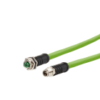 Metz - MEZ142M7X12040 M12 Patchkabel X-kodiert 4m M12 Buchse g