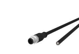Metz - MEZ142MHA10100 M12 Sensorleitung A-kodiert 10m M12 Stec