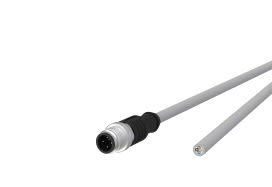 Metz - MEZ142MIA10010 M12 Sensorleitung A-kodiert 1m M12 Steck