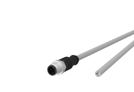 Metz - MEZ142MIA10050 M12 Sensorleitung A-kodiert 5m M12 Steck