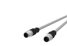 Metz - MEZ142MIA11100 M12 Sensorleitung A-kodiert 10m M12 Stec