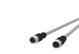 Metz - MEZ142MIA22100 M12 Sensorleitung A-kodiert 10m M12 Buch