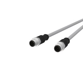 Metz - MEZ142MKA11100 M12 Sensorleitung A-kodiert 10m M12 Stec