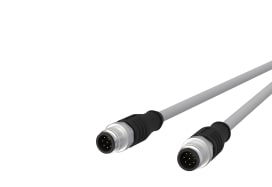 Metz - MEZ142MNA11100 M12 Sensorleitung A-kodiert 10m M12 Stec