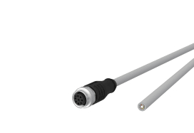 Metz - MEZ142MNA20020 M12 Sensorleitung A-kodiert 2m M12 Buchs