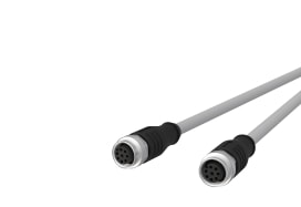Metz - MEZ142MNA22020 M12 Sensorleitung A-kodiert 2m M12 Buchs