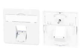 Metz - MEZ860056-27-I Zentralplatte 50x50mm 1 Port verkehrswei