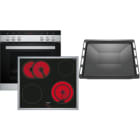 Siemens Hausgerate - SIZHERDSET START E-Herd Set: HE113FBS2 + EA645GN17 + HZ43