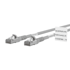 Metz - MEZ1308452033WE Patchkabel Cat.6A AWG 26 2,0 m grau mit