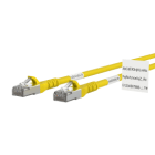 Metz - MEZ1308452077WE Patchkabel Cat.6A AWG 26 2,0 m gelb mit