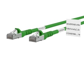 Metz - MEZ1308455055WE Patchkabel Cat.6A AWG 26 5,0 m grA1/4n m