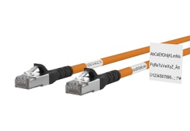 Metz - MEZ130845A001WE Patchkabel Cat.6A AWG 26 10,0 m orange-s