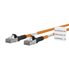 Metz - MEZ130845A001WE Patchkabel Cat.6A AWG 26 10,0 m orange-s