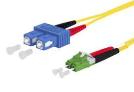 Metz MEZ151P1EOJA20E OpDAT Patchkabel SC-D/LC-D APC OS2, 2,0