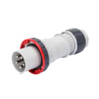 GEWISS - GEWGW60677H SPINA MOBILE DIRITTA HP - IP66/IP67/IP68/IP69 - 3P+N+T 125A 440-460V 60HZ - ROSSO - 11H - CABLAGGIO A MANTELLO