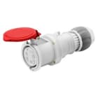 GEWISS - GEWGW63021H PRESA MOBILE DIRITTA HP - IP44/IP54 - 3P+N+T 63A 346-415V 50/60HZ - ROSSO - 6H - CABLAGGIO A MANTELLO