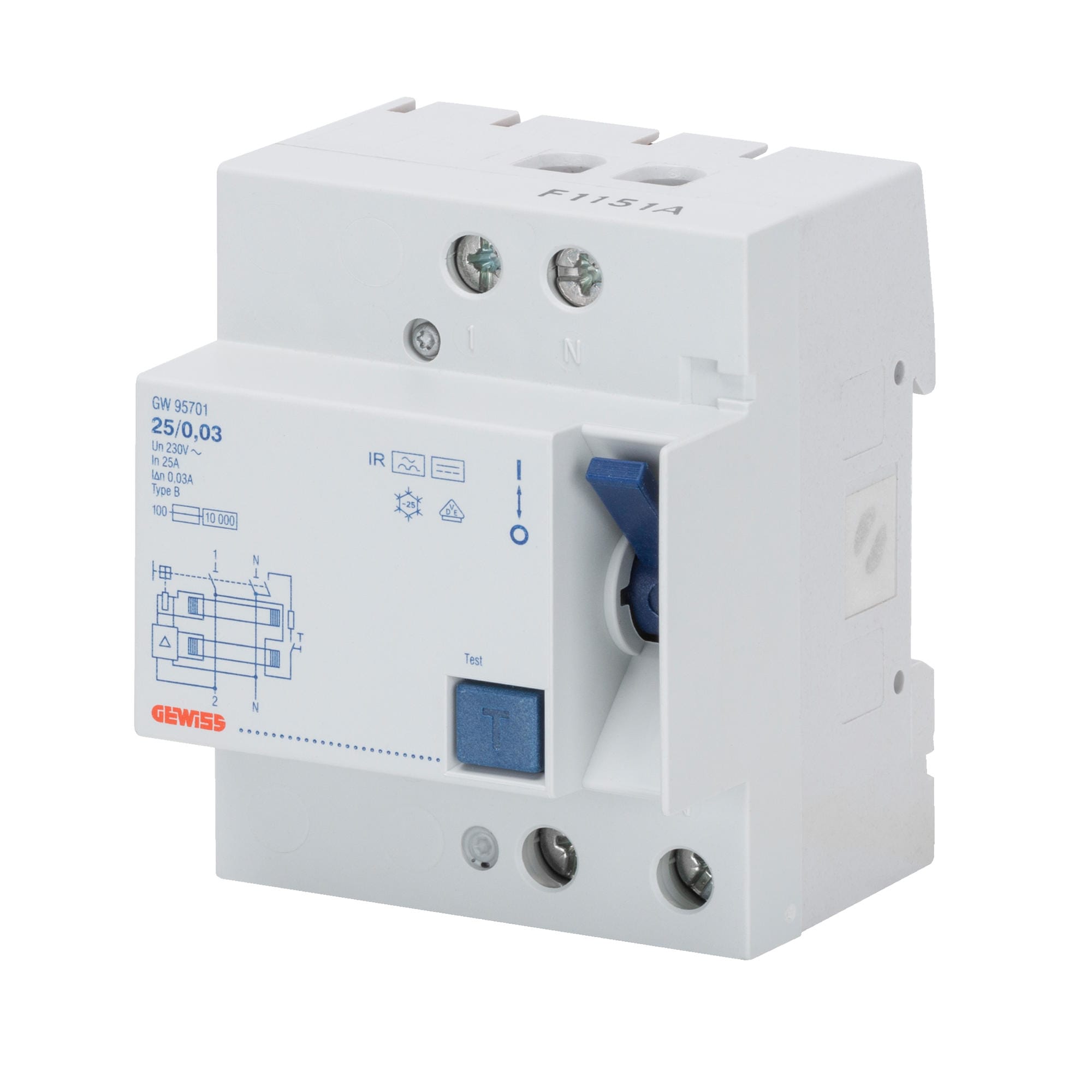 GEWISS - GEWGWD6412 LST - SCARICATORE 1P 40KA AUS. T2