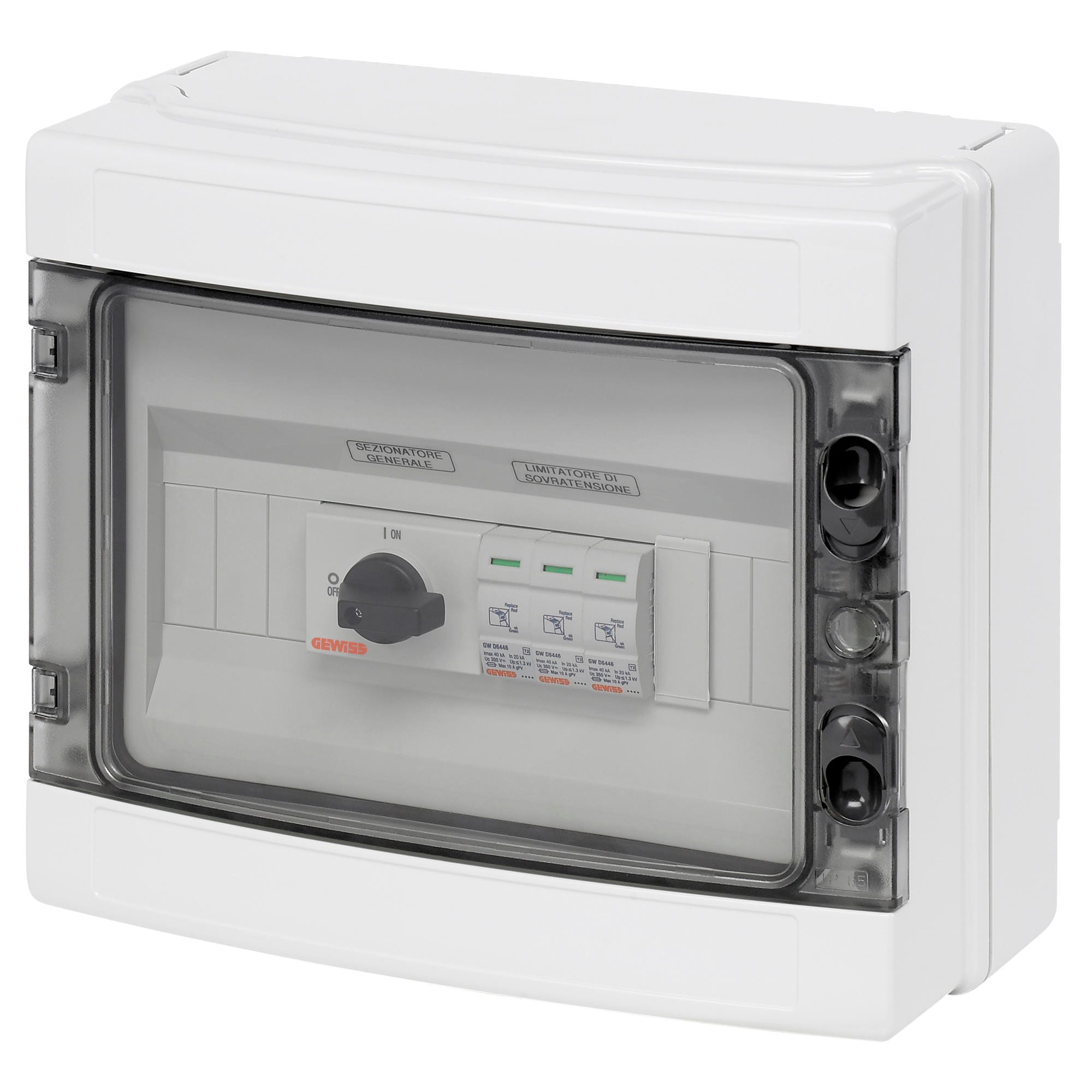 GEWISS - GEWGWD9906 QUADRO 2 STRINGHE 800V DC 20A