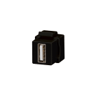 GEWISS GEWGW38057 ACCOPPIATORE USB KEYSTONE JACK NERO