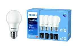 Philips - PBZ16897800 CorePro LEDbulb ND 8-60W A60 E27 827