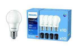 Philips - PBZ16897800 CorePro LEDbulb ND 8-60W A60 E27 827