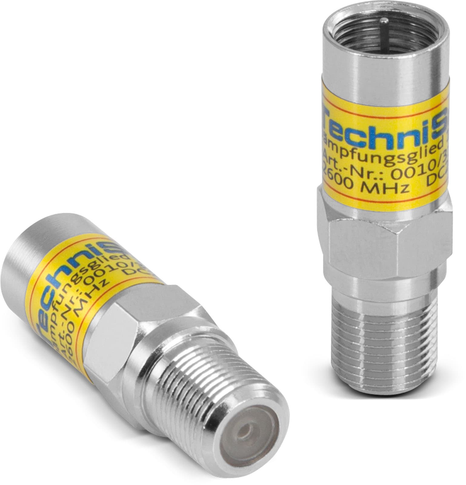Technisat - TCT0010/3144 SAT-DAmpfungsglied 10dB F-Buchse/F-Stec
