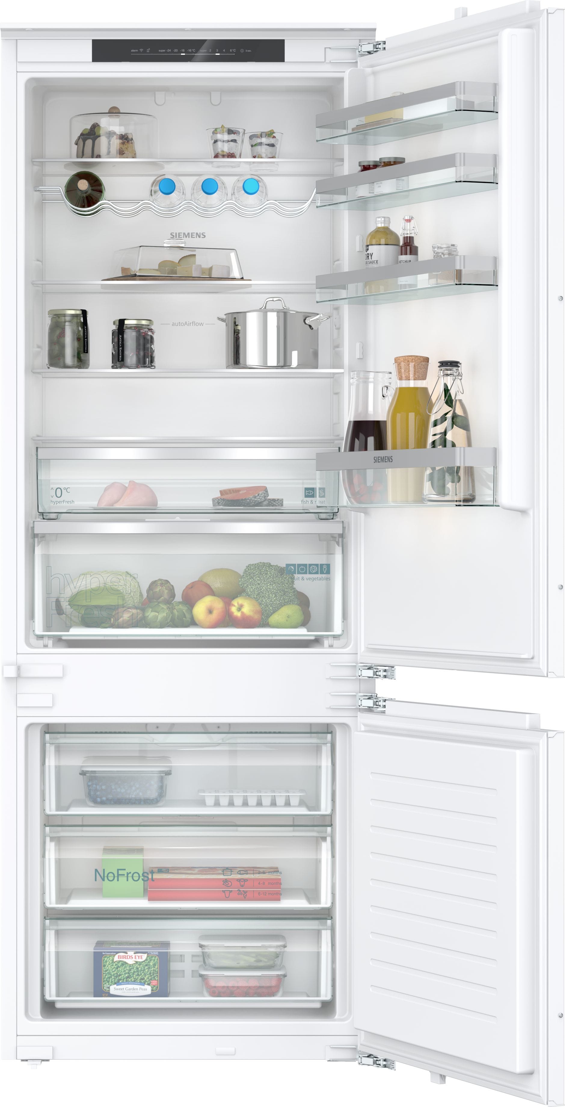 Siemens Hausgerate SIZKB96NVFE0 KA1/4hl-Gefrierkombi int. 70cm NoFr. 285