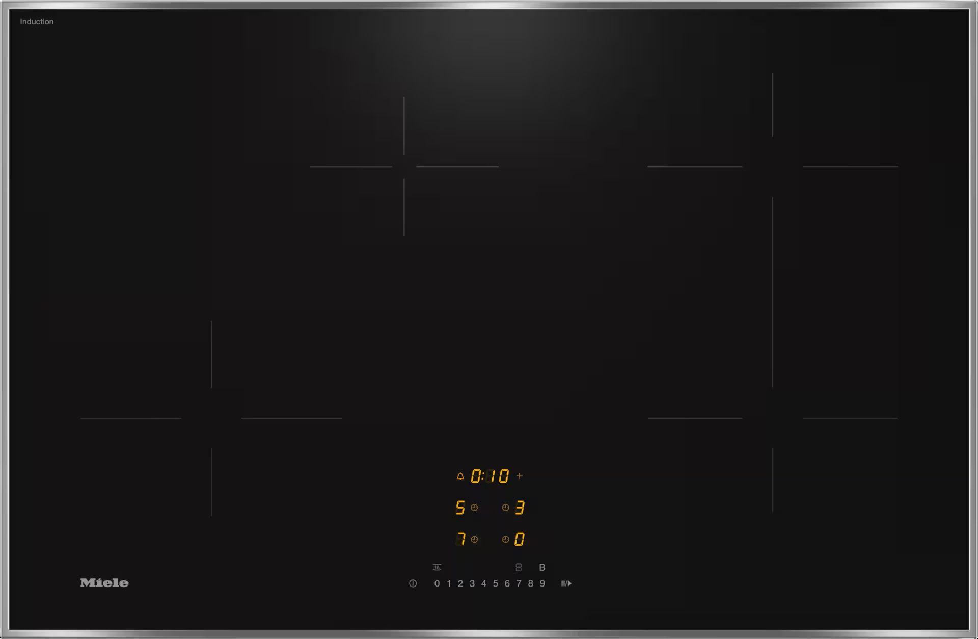 Miele - MIE12315520 VG!S Glaskeramik Kochstelle 80cm 2xPFlex