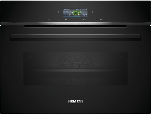 Siemens Hausgerate SIZCB774G1B1 Kompaktbackofen 11BA 47L activeClean Uhr
