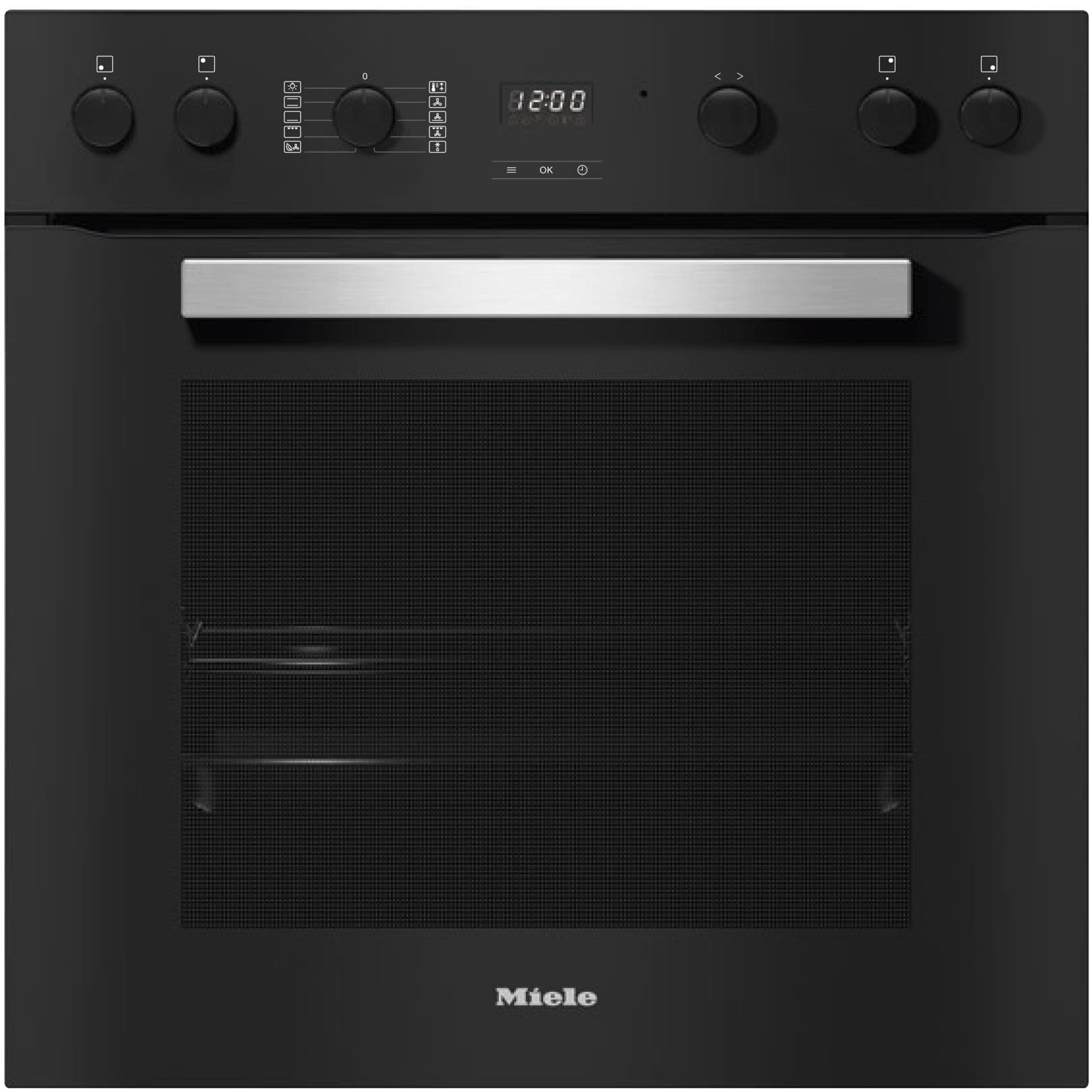 Miele - MIE12401290 VG!S Einbauherd 9BA PerfectClean Uhr A+