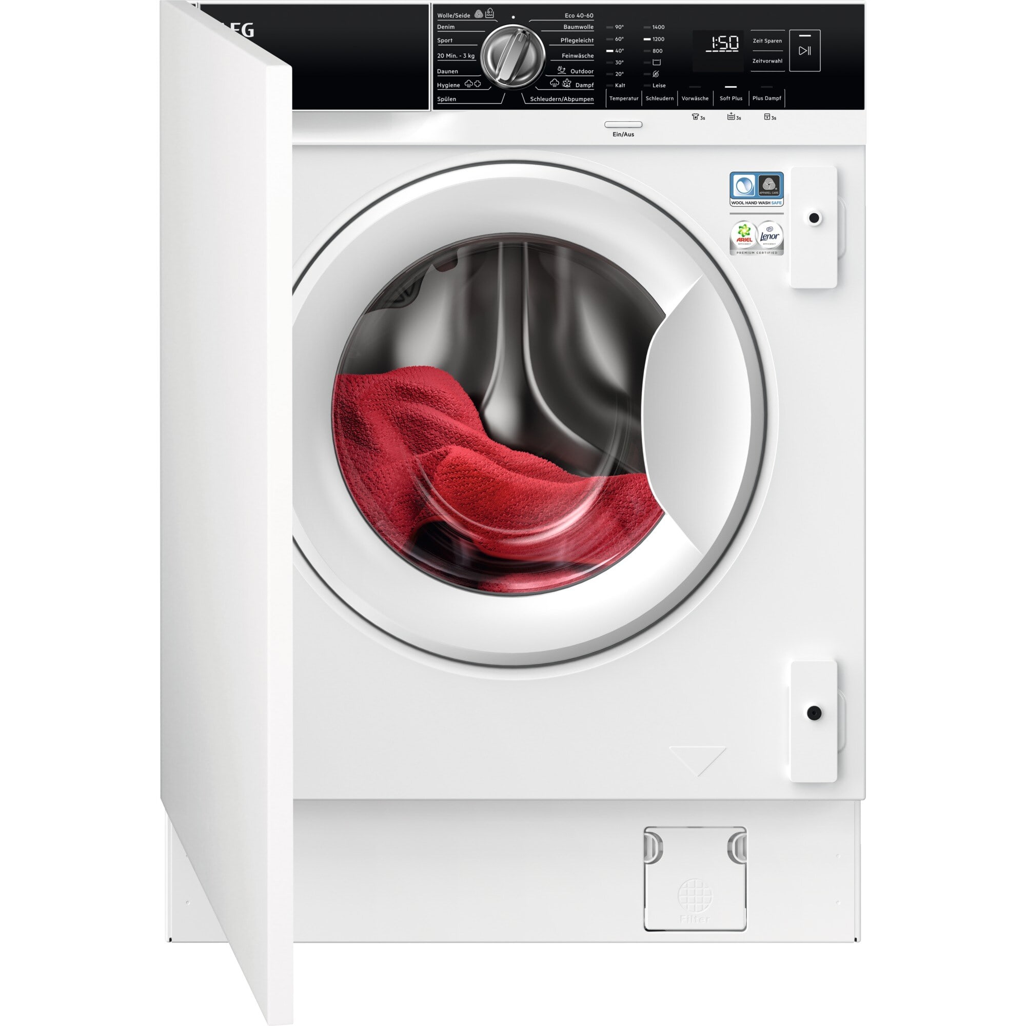 AEG HAUSGERATE AGZ914580510 Waschmaschine int. 1400U/min 8kg Disp Aq