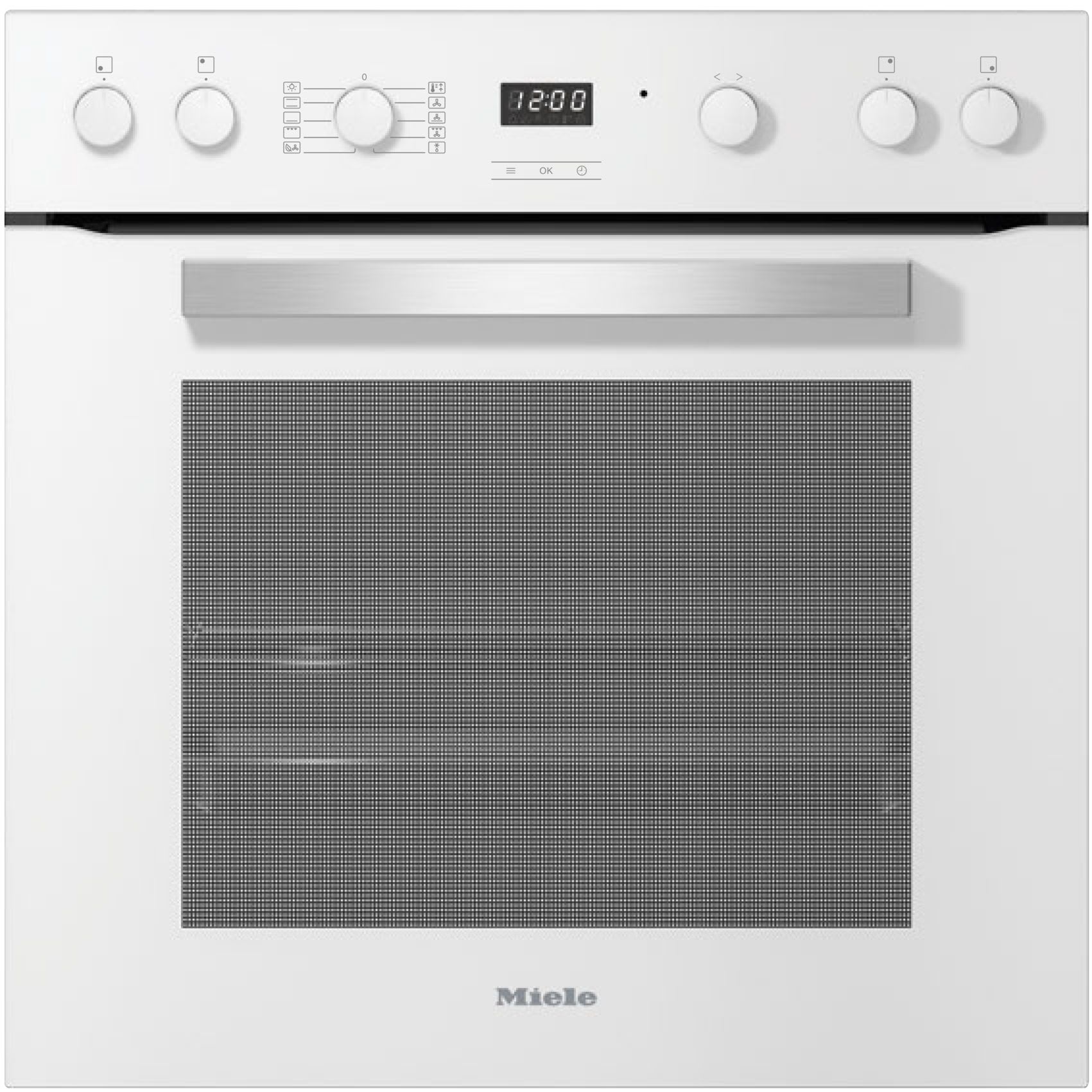 Miele - MIE12401280 VG!S Einbauherd 9BA PerfectClean Uhr A+