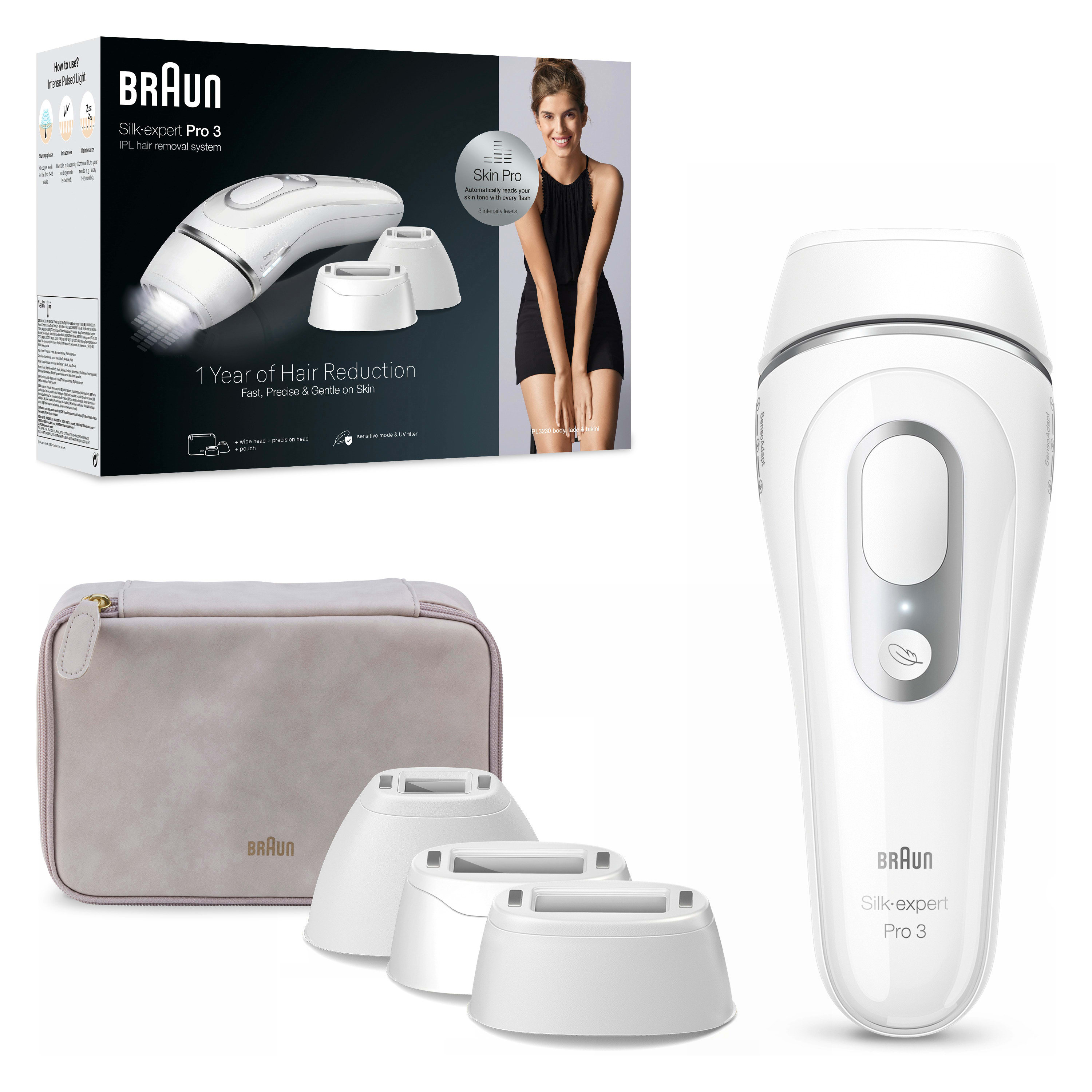 BRAUN BRA238298 Haarentferner IPL Netz 100LP/min 3AufsA