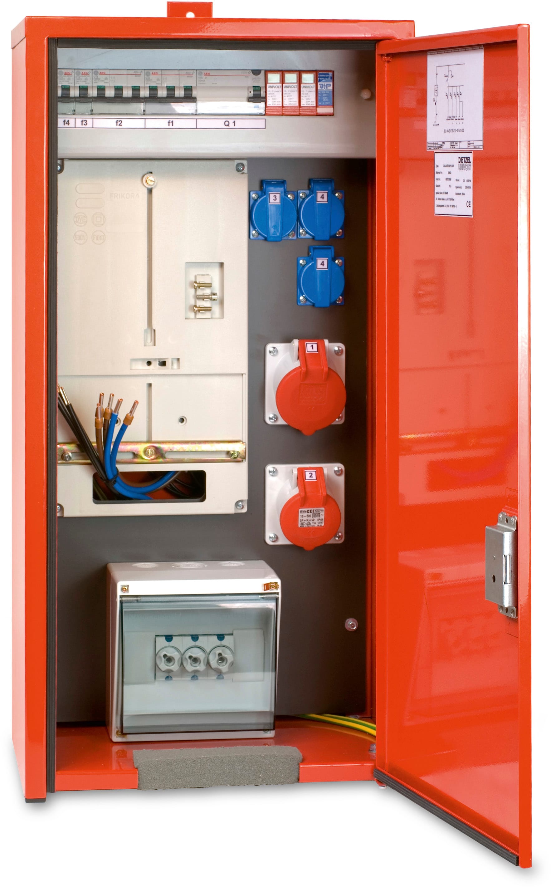 DIETZEL - DIE101830 ZAhlerverteilerschrank, NH63A, 1x ZAhl